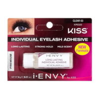Kiss I Envy Clear 03 Individual Eyelash Adhesive, 0.21 Oz, 6 Pack