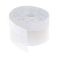 Uxcell Door Seal Strip Silicone Self Adhesive Weather Stripping Frameless Bottom Seal 9.84 Ft 1.77' Width Transparent