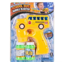 Cp 5' Yellow Bus Light And Sound Bubble Blaster Includes Two Bottles of Bubble Fluid (2oz. each)