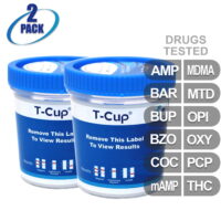 Mintegrity [2pk] - 12-Panel T-Cup Instant Urine Drug Test - (AMP/BAR/BUP/BZO/COC/mAMP/MDMA/MTD/OPI/OXY/PCP/THC) #MI-TDOA-6124