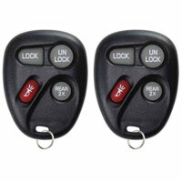 2 PACK KeylessOption Keyless Entry Remote Control Car Key Fob Replacement 15732805 KOBUT1BT for 1998-2001 Chevy Astro Blazer GMC Jimmy Safari Oldsmobile Bravada