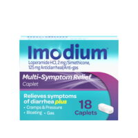 Imodium Multi-Symptom Relief Anti-Diarrheal Medicine Caplets, 18 ct