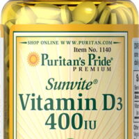 Puritan's Pride Vitamin D3 400 IU