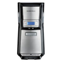 Hamilton Beach Brew Station 12 Cup Dispensing Coffeemaker, Stainless Steel and Black, Model 48465