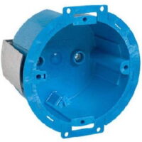 Carlon BH614R Round Old Work Box, 3 1/2-Inch, Blue