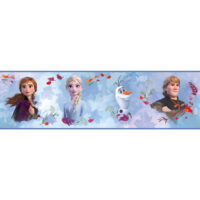Disney Frozen 2 Peel & Stick Wallpaper Border Removable Kids Room Decor Border