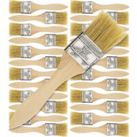US Art Supply 24 Pack of 1-1/2 inch Paint and Chip Paint Brushes for Paint, Stains, Varnishes, Glues, and Gesso