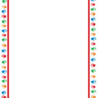 Creative Shapes Hands Designer Paper, 50 sheet multicolor for classroom, more