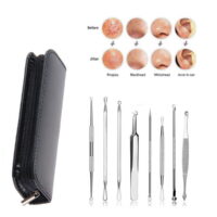 8pcs Blackhead Remover Tool Kit Pimple Spot Comedone Acne Extractor Popper Tool Kit