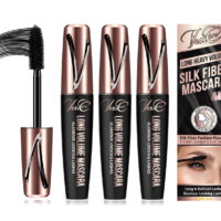 3 pack 4D Silk Fiber Eyelash Mascara Extension Makeup Black Waterproof Eye Lashes