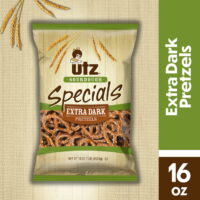 16 oz Utz Sourdough Specials Extra Dark Pretzels