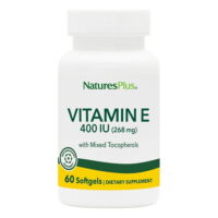 Vitamin E Mixed Tocopherol 400 IU Nature's Plus 60 Softgel