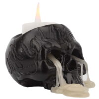 Skull Candle Holder Multipurpose Skeleton Head Candlestick Holder Good Workmanship Resin Skull Decoration Craft