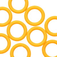 25pcs Orange O-Ring For Licorice Leather 2x12mm/pack (4-pack Value Bundle), SAVE $3
