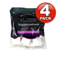 Sugar Free Marshmallows, La Nouba Marshmallows, Keto-Friendly Marshmallows, Fat Free, Gluten Free, Casein Free, Soy Free, and Corn Free, 2.7 oz (4 Pack)