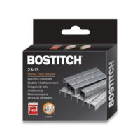 Premium Heavy-Duty Staples 0.5" Leg, 0.5" Crown, Steel, 1,000/Box
