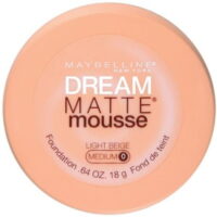 Maybelline Dream Matte Mousse Foundation, Light Beige [0], 0.64 oz
