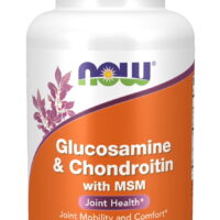 NOW Supplements, Glucosamine & Chondroitin with MSM, Joint Health, Mobility and Comfort*, 90 Veg Capsules