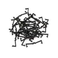 Motor Genic 32PCS Plastic Retaining Clips Peg Board Locks Hook For Garage Organization