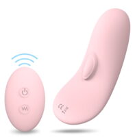 Hingming Wireless Remote Control Clitoral Stimulation Wearable Panty Vibrator, 9 Vibration Modes, Waterproof Rechargeable Clit Vibrator, Sex Toy for Women Pink