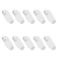 Hanes Women's Cool Comfort No Show Socks, 10-Pair Value Pack