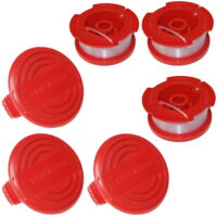 Craftsman Pack of Genuine OEM Replacement 3 Spools and 3 Caps # COMBO00257
