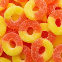 SweetGourmet Gummy Candy | Peach Gummi Rings | 3 pounds