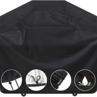 TekDeals 67'' Universal Large BBQ Gas Grill Cover Waterproof Weather Resistant, UV and Fade Resistant for Weber Char-Broil Nexgrill Brinkmann Grills and More