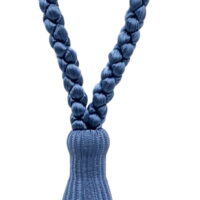 French Blue Decorative Tassel Tiebacks / 5 1/2 inch Tassel Length / 24 inch Spread (embrace) / STYLE#: TBC055-SPR24 (8362) / COLOR: M45