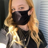 Face Mask With Filter Pocket Reusable Protective Face Mask Washable MADE IN USA Black color Unisex