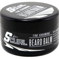 Luster's Pink Scurl 100% Natural Fine Grooming Beard Balm For Beard Moisturizer, 3.5 Oz