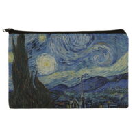 Starry Night by Vincent van Gogh Pencil Pen Organizer Zipper Pouch Case