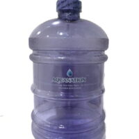 AquaNation 1/2 Gallon Water Bottle Jug Polycarbonate Half Gallon Plastic Sports Gym Fitness Water Bottle Jug Portable Camping Hiking Water Bottle Canteen (Light Purple)