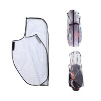Final Clearance!Golf Bag Rain Cover,Waterproof PVC Clear Rain Cover for Golf Bag,Golf Bag Rain Protection Cover with Hood for Golf Push Carts.Anti UV,Anti-Static,All Weather Protection
