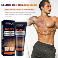 Mens Intimate Genital Hair Removal Cream for Sensitive Areas Extra Gentle Depilatory Cream for Men 2.1oz