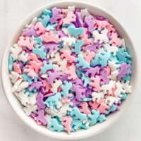 Baby Unicorn Colored Thin Candy Confetti Sprinkles, Cake, Cookies, Donuts, Cakepop Toppings, 4 oz