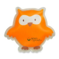 Green Sprouts Kids First Aid Reusable Cool Calm Press Ice Cold Pack, Owl