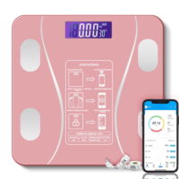 Weight Scale, Precision Digital Bathroom Scale with Step-on Technology, Body Tape Measure Included, 400 Pounds, Rose Gold