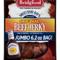 Bridgford Sweet Baby Ray's Original Beef Jerky Jumbo Bag, 6.2 Oz