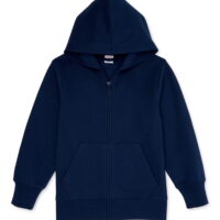 Wonder Nation Boys Husky School Uniform Fleece Zip Up Hoodie, Sizes 8-18