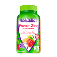 vitafusion Power Zinc Gummy Vitamins, Strawberry Tangerine Flavored Immune Support (1), 90 Count