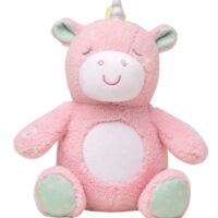 Soft Dreams Unicorn Music and Glow Soother, Pink/Mint