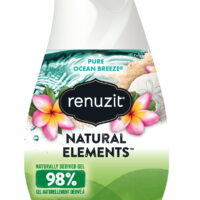 Renuzit Natural Elements Gel Air Freshener, Pure Ocean Breeze, 7 Ounces