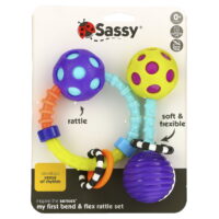 Sassy Baby 2023471 My First Bend & Flex Rattle Set
