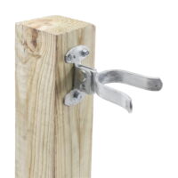 Plum Fittings 1-7/8' Gate Latch for Chain Link Fences | Galvanized Pressed Steel