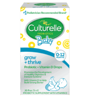 Culturelle Baby Unisex Grow + Thrive Probiotics and Vitamin D Drops, .30 fl oz