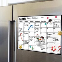 Fridge Calendar Magnetic Dry Erase Calendar Whiteboard Calendar for Refrigerator Planners 11.5 Inches X 14.7 Inches