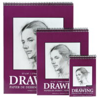Jack Richeson Spiral Binding Heavy Weight Drawing Pad, 80 lb, 4 X 6 in, 30 Sheets