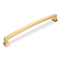Cosmas 755-192BG Brushed Gold Contemporary Cabinet Hardware Handle Pull - 7-1/2' Inch (192mm) Hole Centers