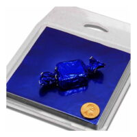 Dark Blue Foil Square Candy Wrappers - 3in. X 3in. - 125 Pack (849903172)